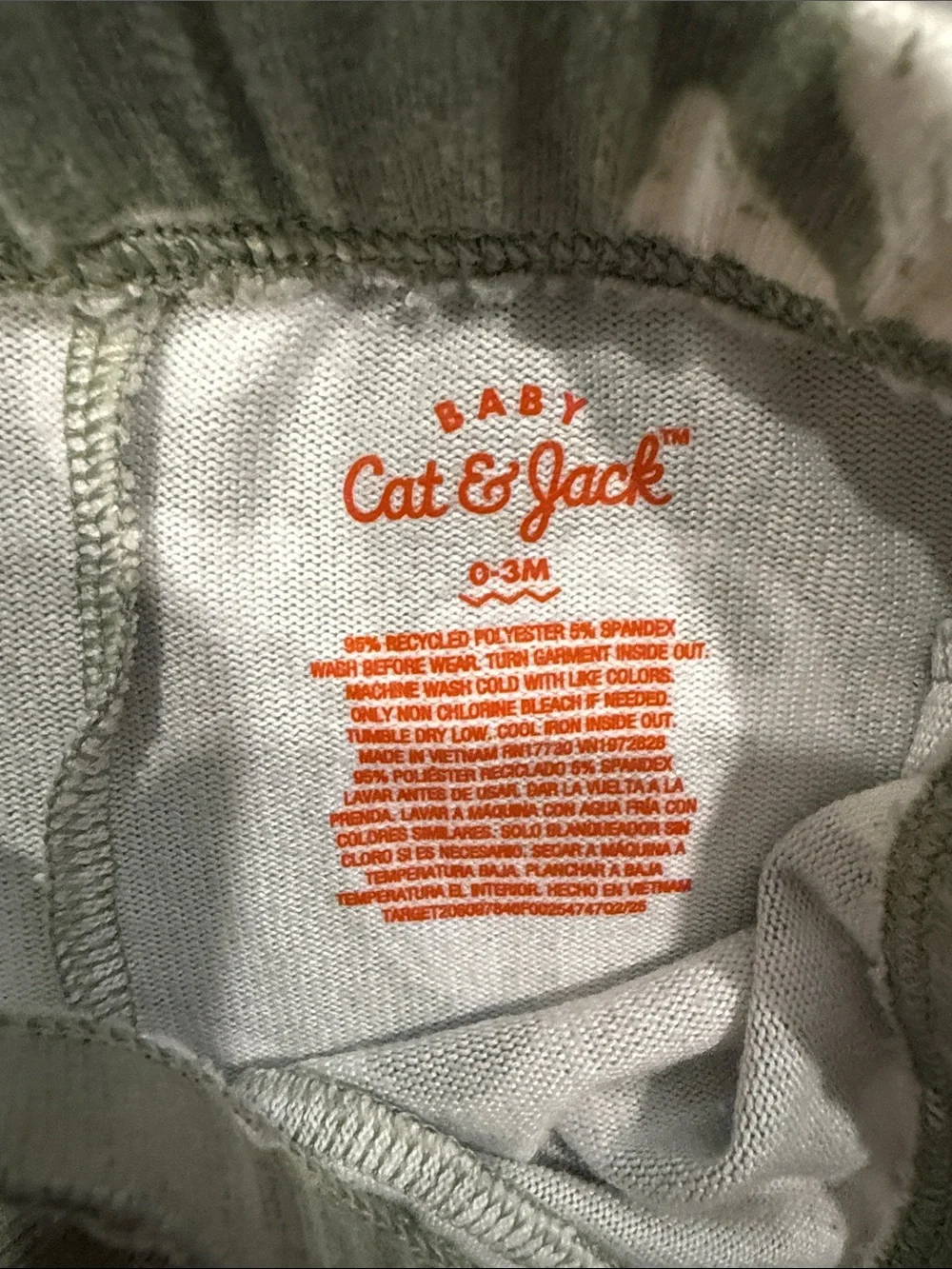 Cat & Jack Green Skull Print Two-Piece Pajama Set